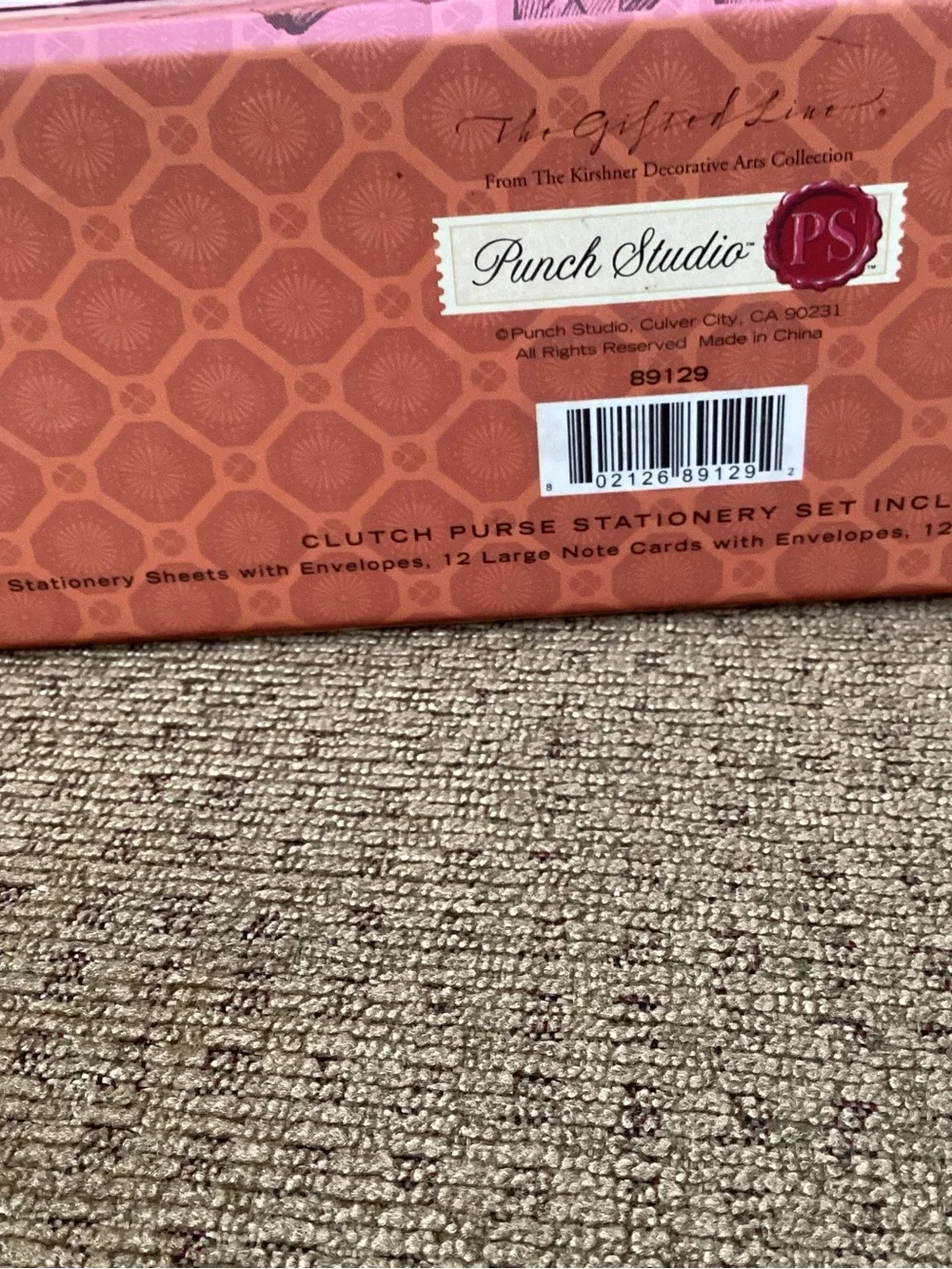 Stationary New, Thank You Cards, in a Purse shaped magnetic box